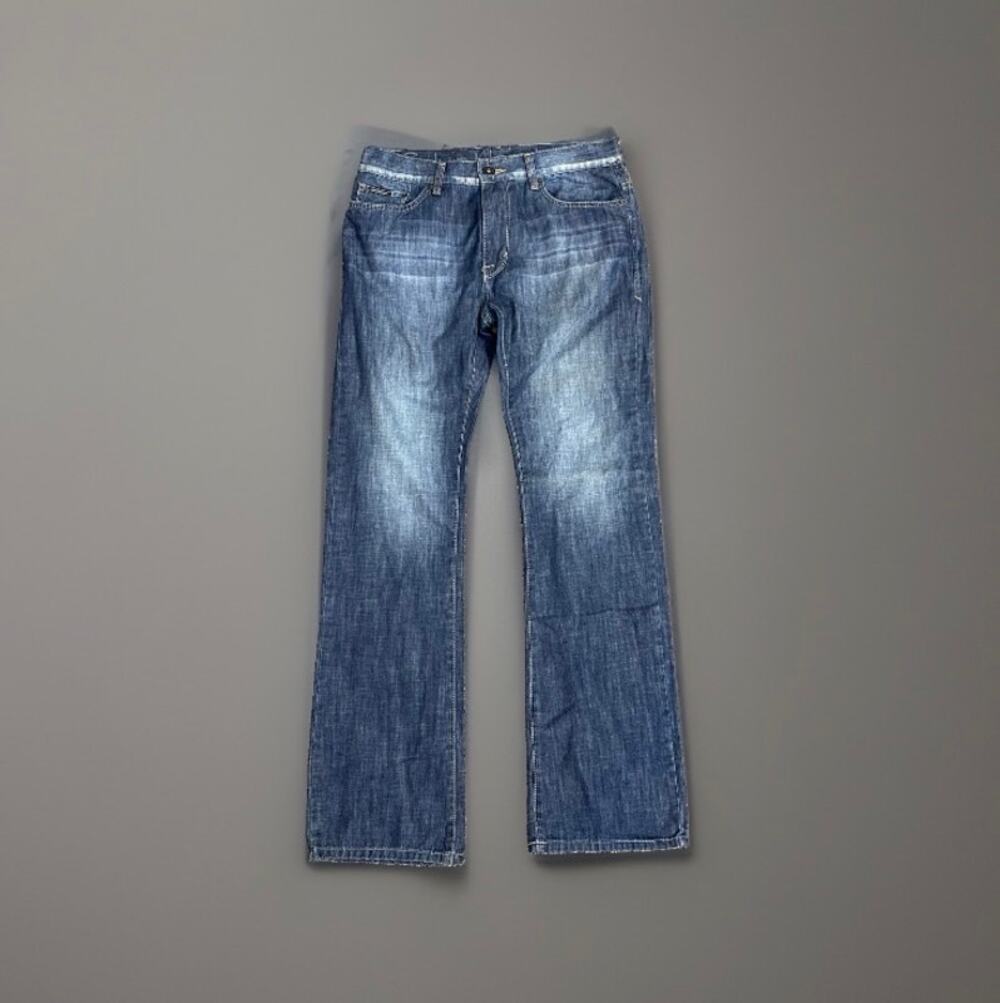 Calvin Klein Vintage Y2K Bootcut Blue Denim Jeans Mens 30x32